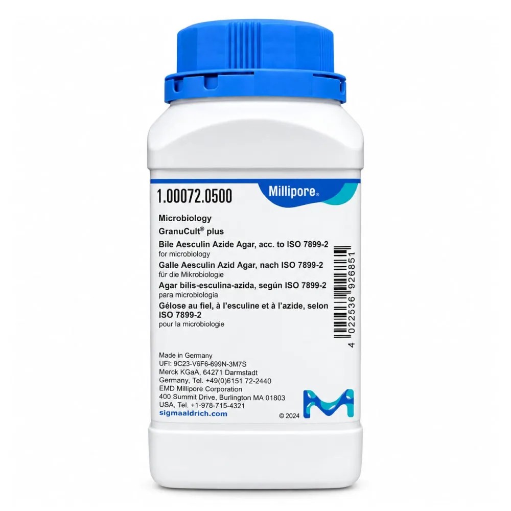 Agar Bile Aesculin Azide x 500g REF: 100072 - MERCK | Stock: 5 - SAP: 412010028