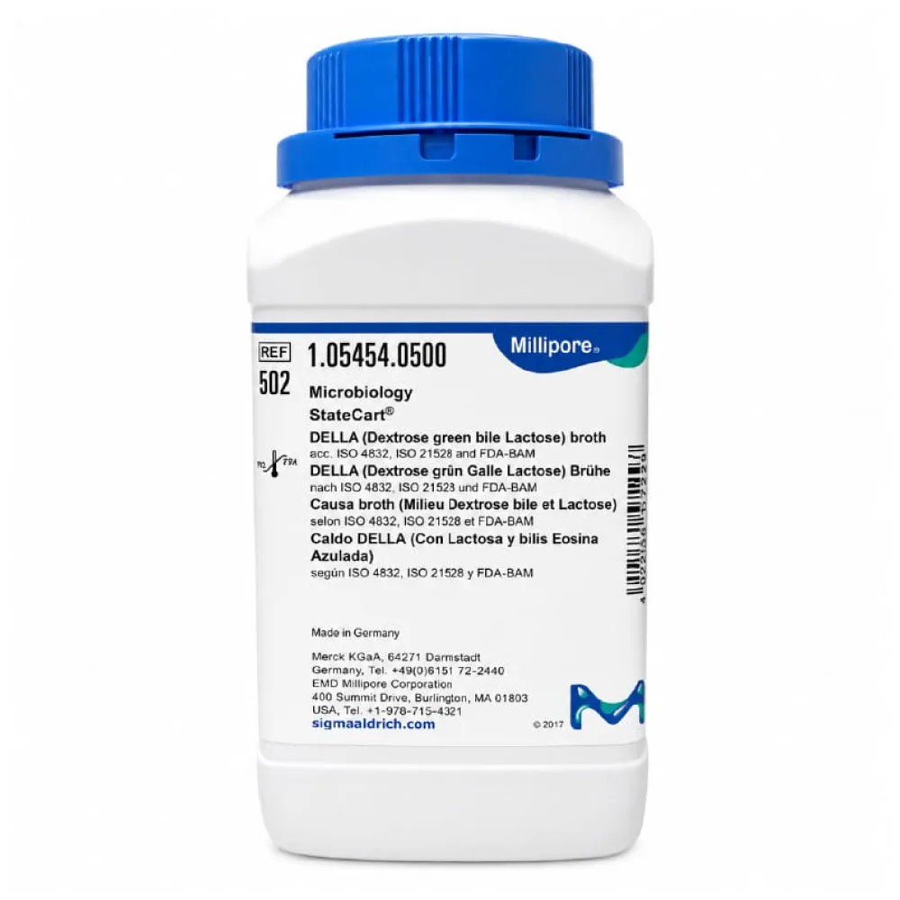 Caldo Brila (Verde brillante-Bilis-Lactosa) X 500g REF: 105454 - MERCK | Stock: 5 - SAP: 412010029