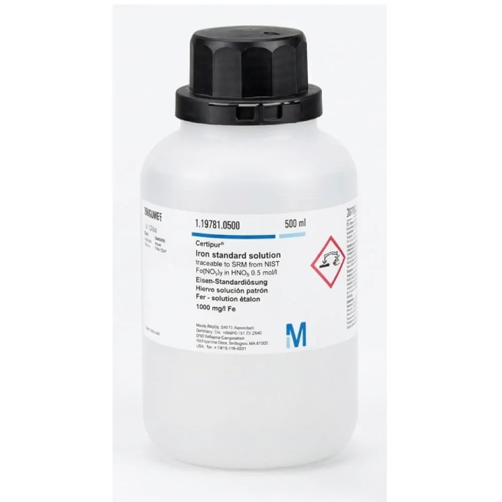 Oro – Solución Patrón 500ml REF: 1702160500 - MERCK | Stock: 5 - SAP: 412010043