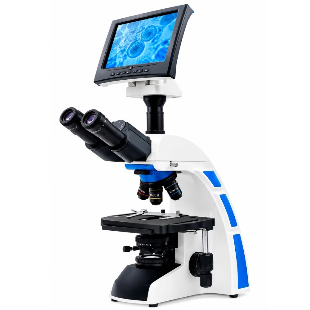 Microscopio Binocular Con Pantalla LCD 8" Acromatico Luz LED – Modelo:YJ2016TLCD - 3S CIENTIFIC | Stock: 2 - SAP: 443020001