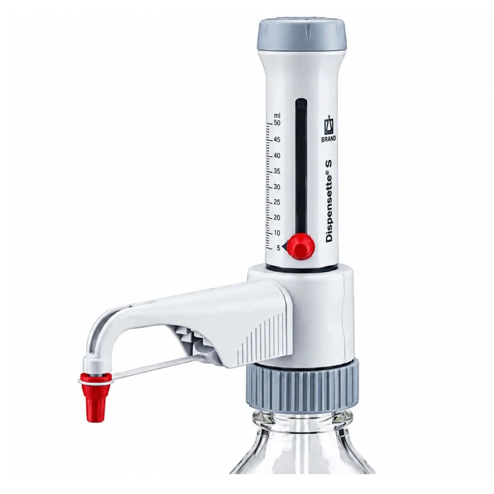 Dispensador 0.5 - 5ml Liquido con Válvula de Purga Sin Botella REF: 4600131- Modelo: Dispensette S - BRAND | Stock: 5 - SAP: 448020001