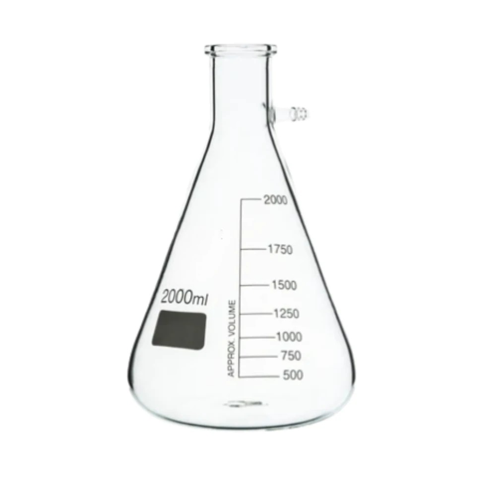 Matraz Kitazato 2000ML Vidrio - EUROLAB | Stock: 40 - SAP: 180020109
