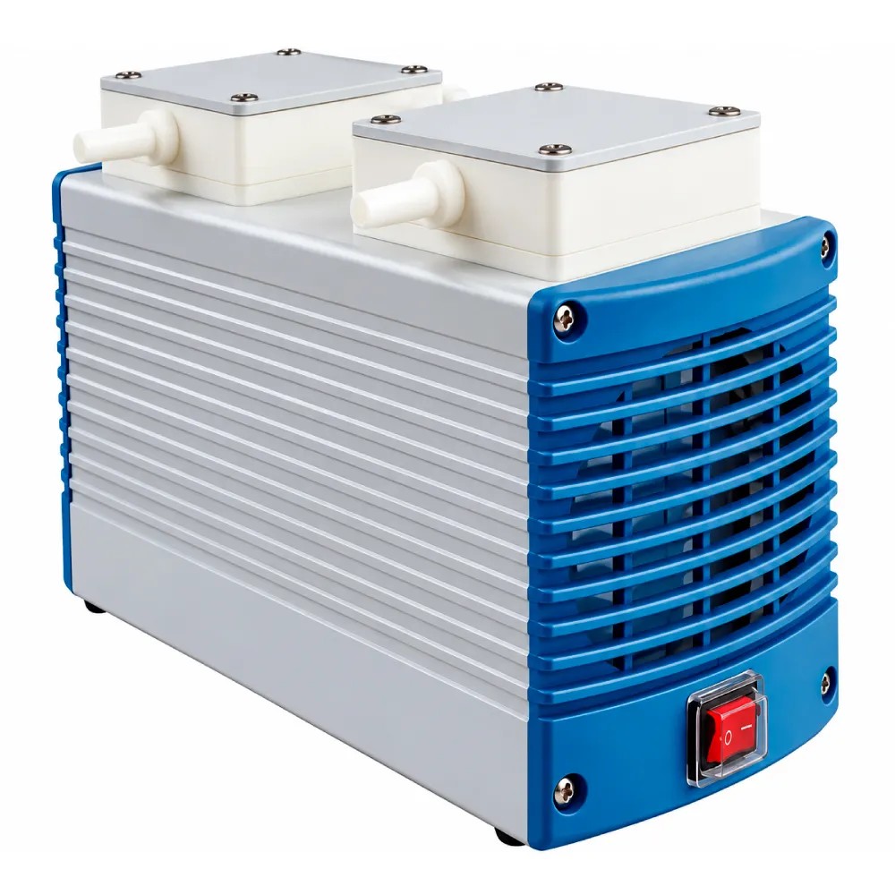 Bomba de Vacío a Diafragma con Vacío Máximo 13 Mbar Libre de Aceite para Rotavapor - Modelo: C410 - DLAB | Stock: 1 - SAP: 153040090