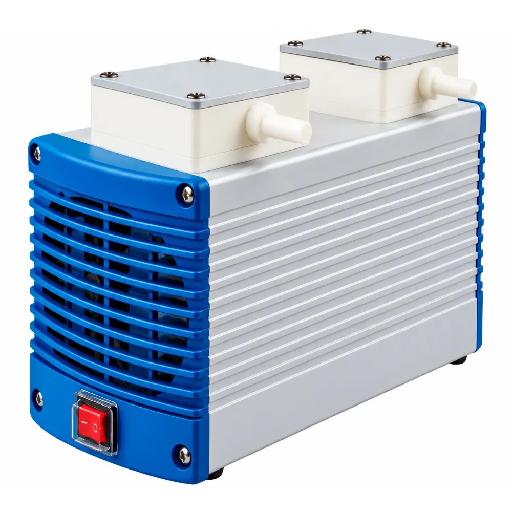Bomba de Vacío a Diafragma con Vacío Máximo 13 Mbar Libre de Aceite para Rotavapor - Modelo: C410 - DLAB | Stock: 1 - SAP: 153040090