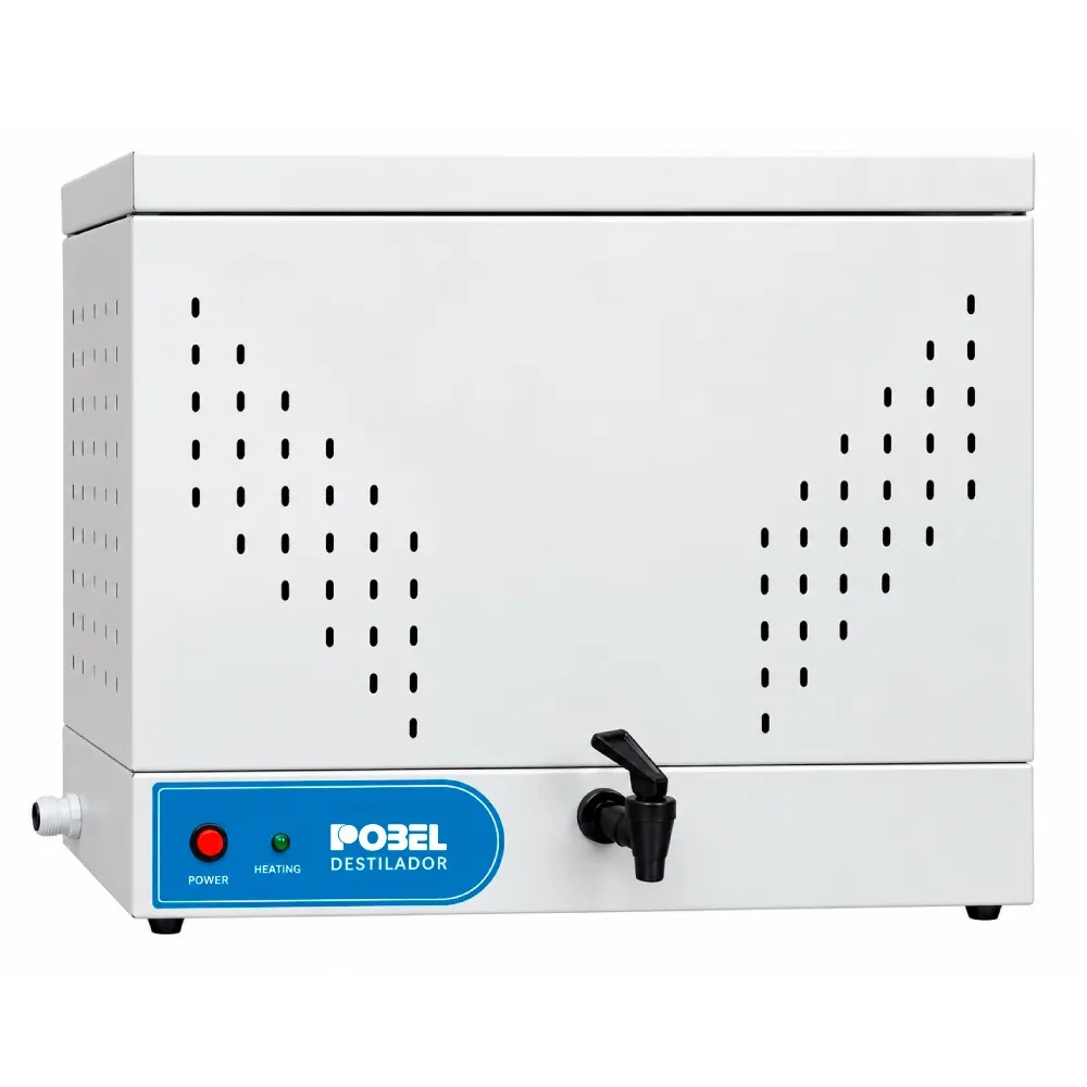 Destilador 8 Litros de Agua por Hora con Tanque de 16 Litros - Modelo: DETA0080 - POBEL | Stock: 2 - SAP: 210040004