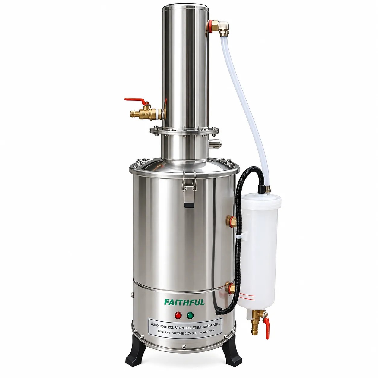 Destilador 5 Litros de Agua por Hora - Modelo: DZ-5LIII - FAITHFUL | Stock: 1 - SAP: 186040056