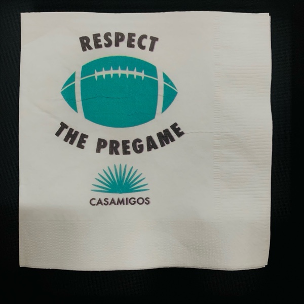 Football Respect The Pregame Napkins - TED1053