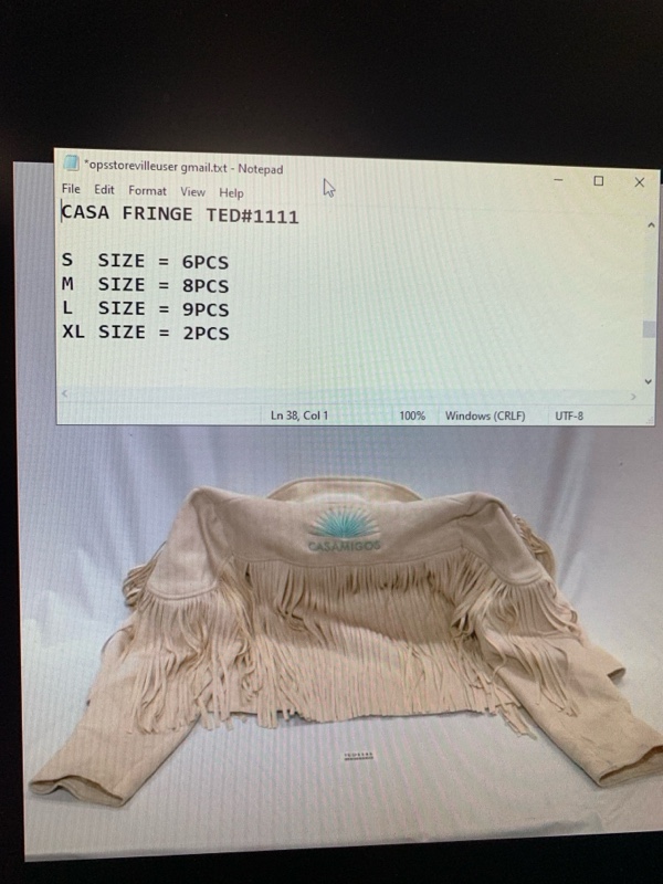 Casa Fringe Jackets - TED1111