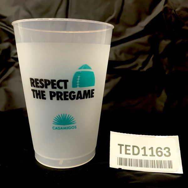 12oz Respect the Pregame Frosted Cup - TED1163