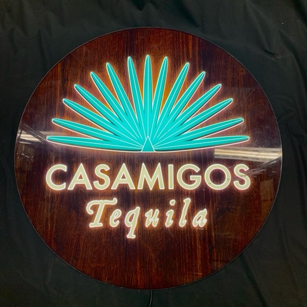 Casamigos Tequila Round illuminated Light Sign - TED1238