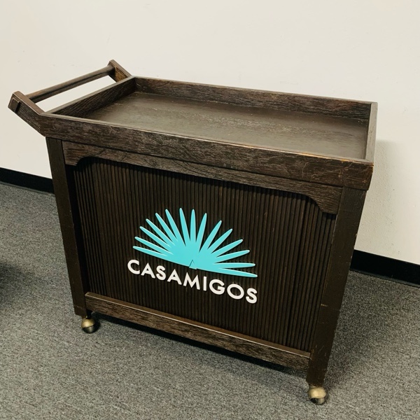 Brown Push Bar Cart - TED1242