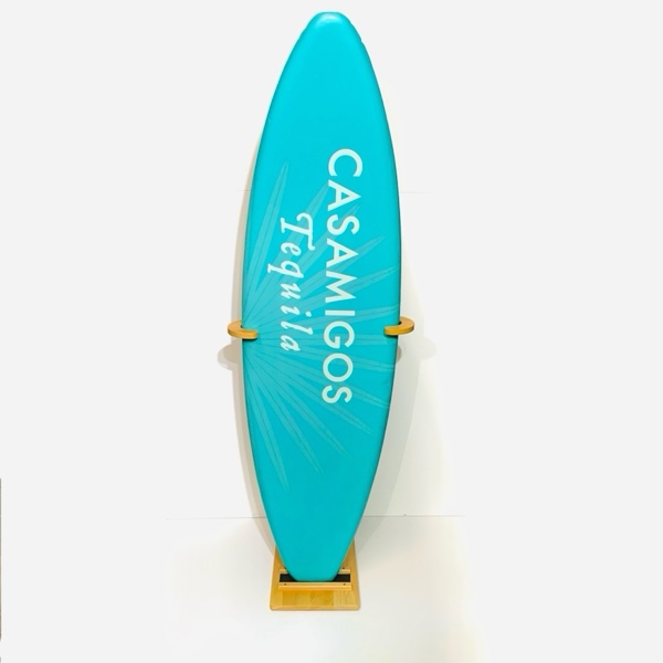 Teal Surfboard with Stand - TED1254
