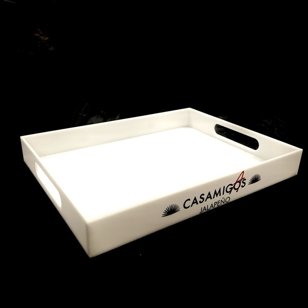 Acrylic White Tray Jalapeno - TED1261