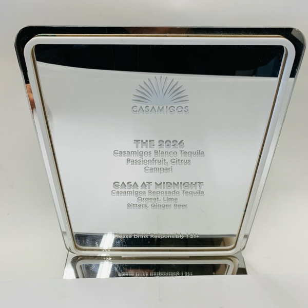 Bar Mirror Menu Sign - TED1280