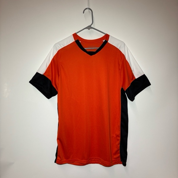 Soccer Jersey Orange White & Black Jersey - TED1305-03