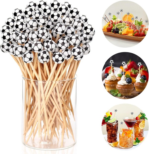 100 Pcs Soccer Toothpicks - TED1311