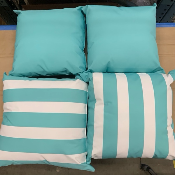 Set of 4 Teal Pillows - TED1321