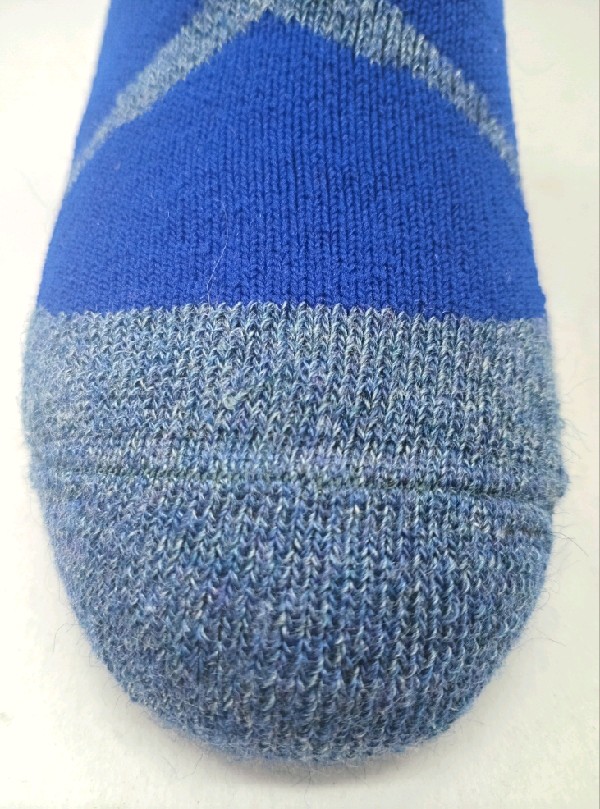 K-Way Mohair Hiking Sock - Navy Blue & Grey