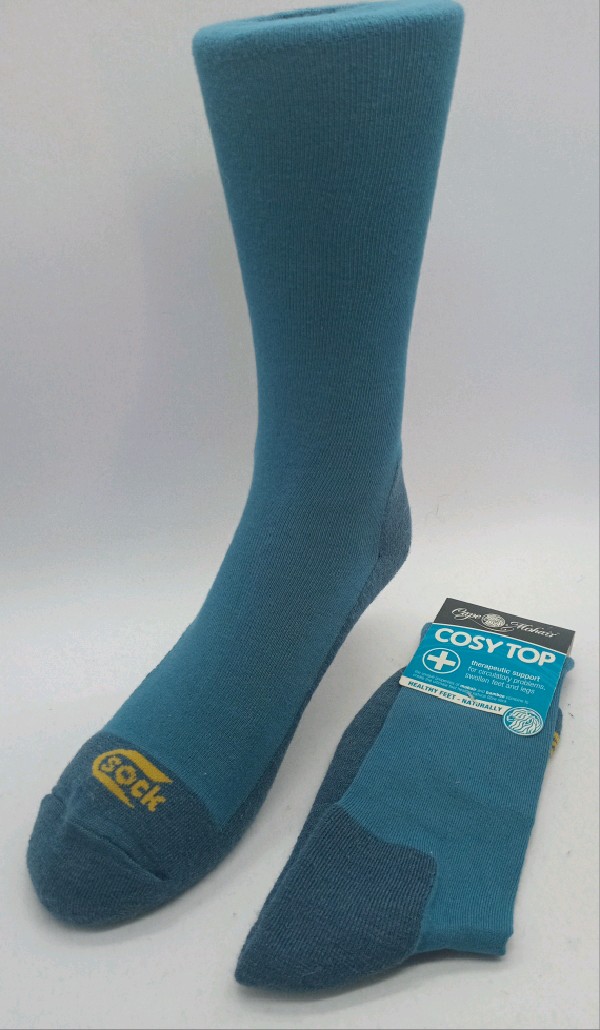 Mohair Therapeutic Sock - Airforce Blue