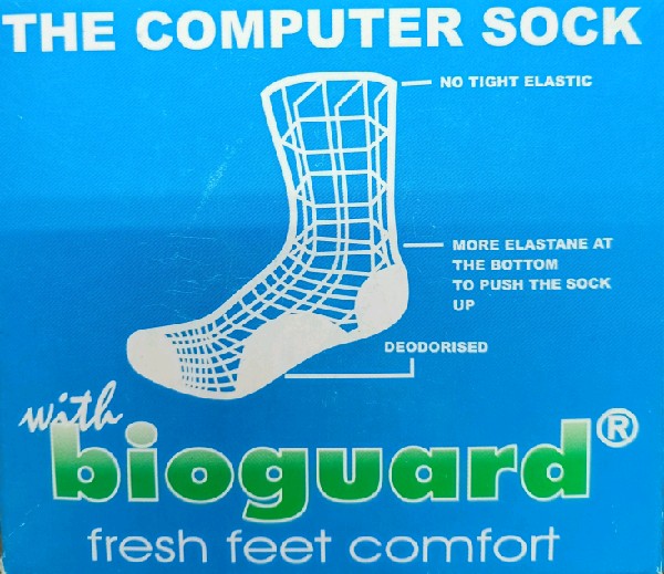 Bioguard Wool Computer Sock - Fawn