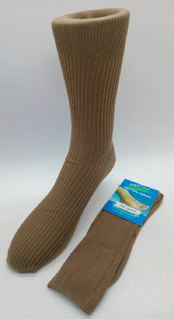 Formal Non Elastic Socks - Dark Khaki