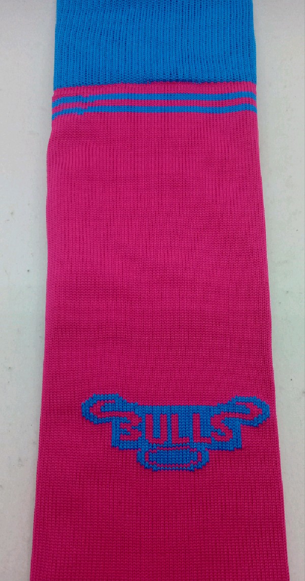 Bulls Nylon Rugby with Padded Foot - Pink & Blue