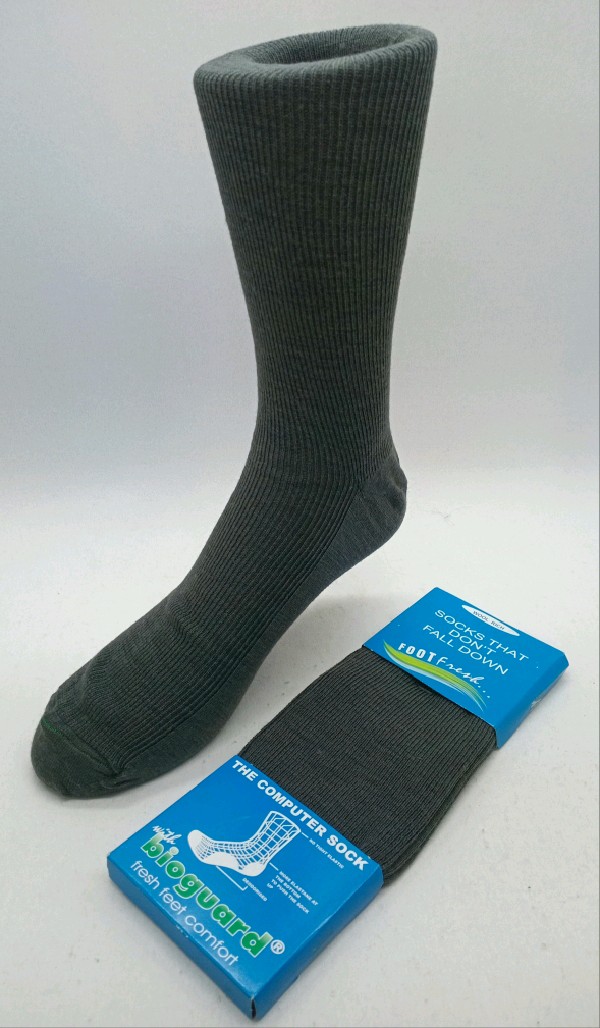Bioguard Wool Computer Sock - Dark Grey