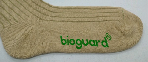 Hi-Trek Bioguard Ribbed Cotton Hiking Sock - Fawn