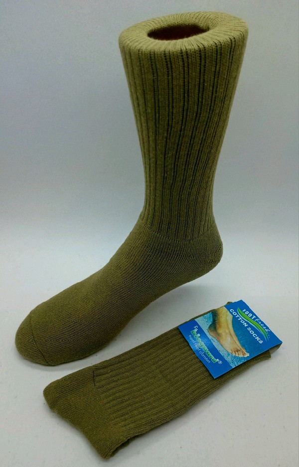 Foot Fresh Outdoor Cotton Hiking - Olive Green