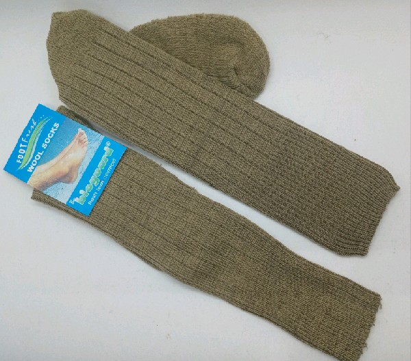 Halfhose Bioguard Wool Khaki