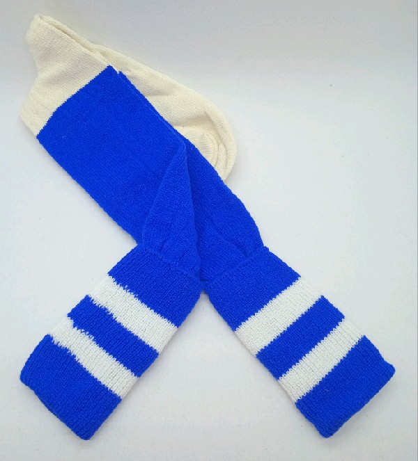 Rugby Sock - Royal Blue with White stripe