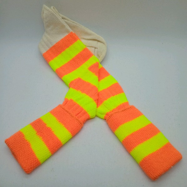 Neon Striped Hockey - Orange & Yellow