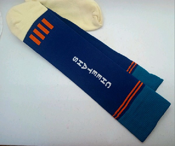 Cheetahs Nylon Rugby with Padded Foot - Navy, Orange & Green
