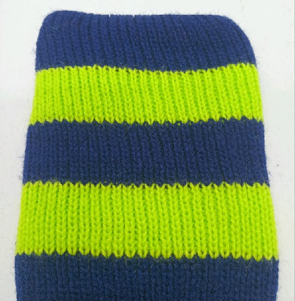 Neon Striped Rugby / Hockey - Navy & Green