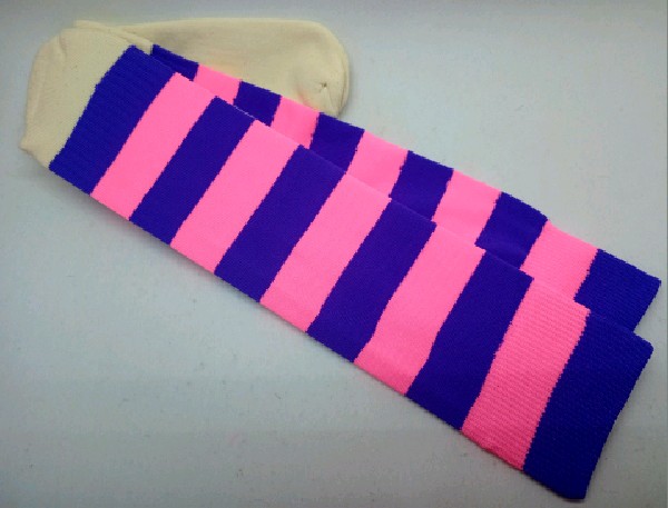 Nylon Rugby /Hockey with Padded Foot - Pink & Purple