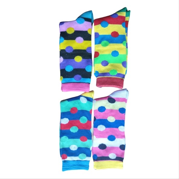 Polka Dot Striped Sock