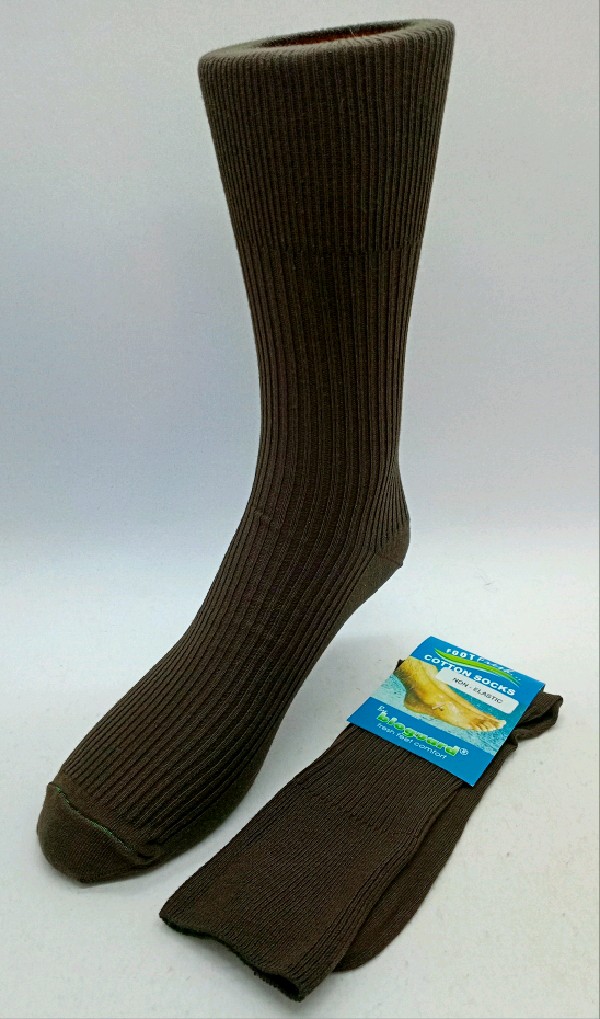 Formal Non Elastic Socks - Brown