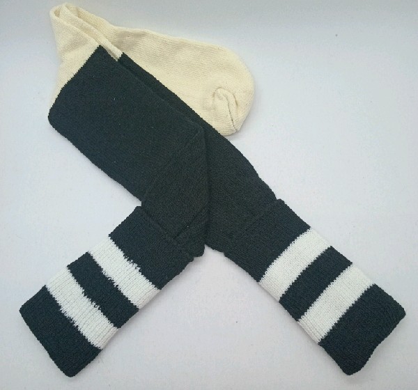 Rugby Sock - Black with White stripe