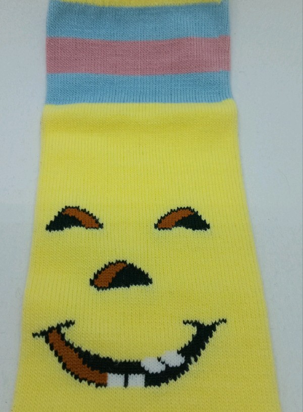 Toe Socks with Smiley Face