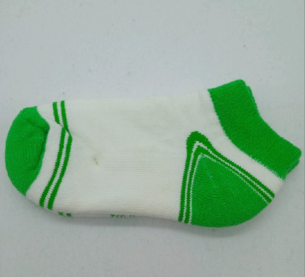 Kiddies - Low Cut - Green & White - Size 6 - 9