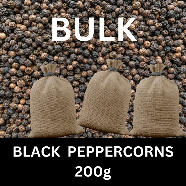 Bulk Peppercorns Black 200g