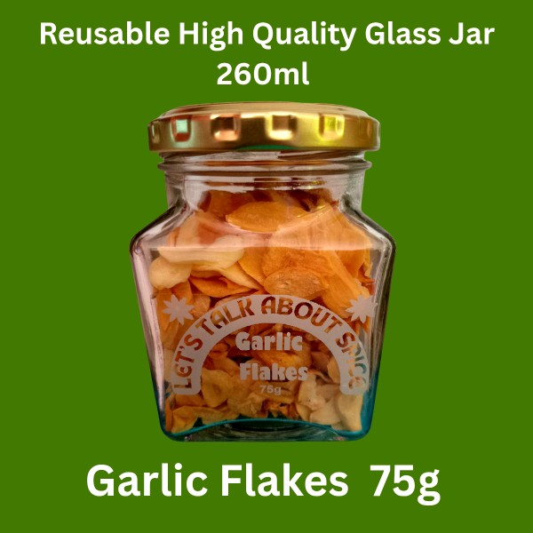 260ml Spice Jar - Gatlic Flakes 75g