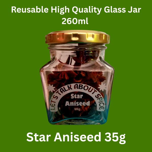260ml Spice Jar - Star Aniseed Whole 35g