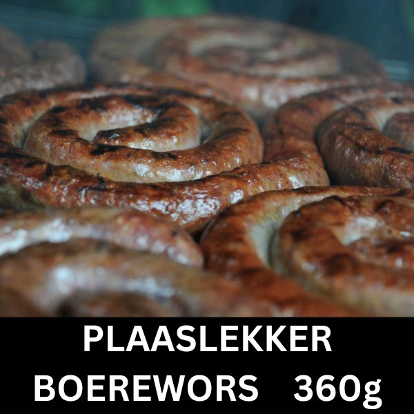 Plaaslekker Boerewors FH 360g