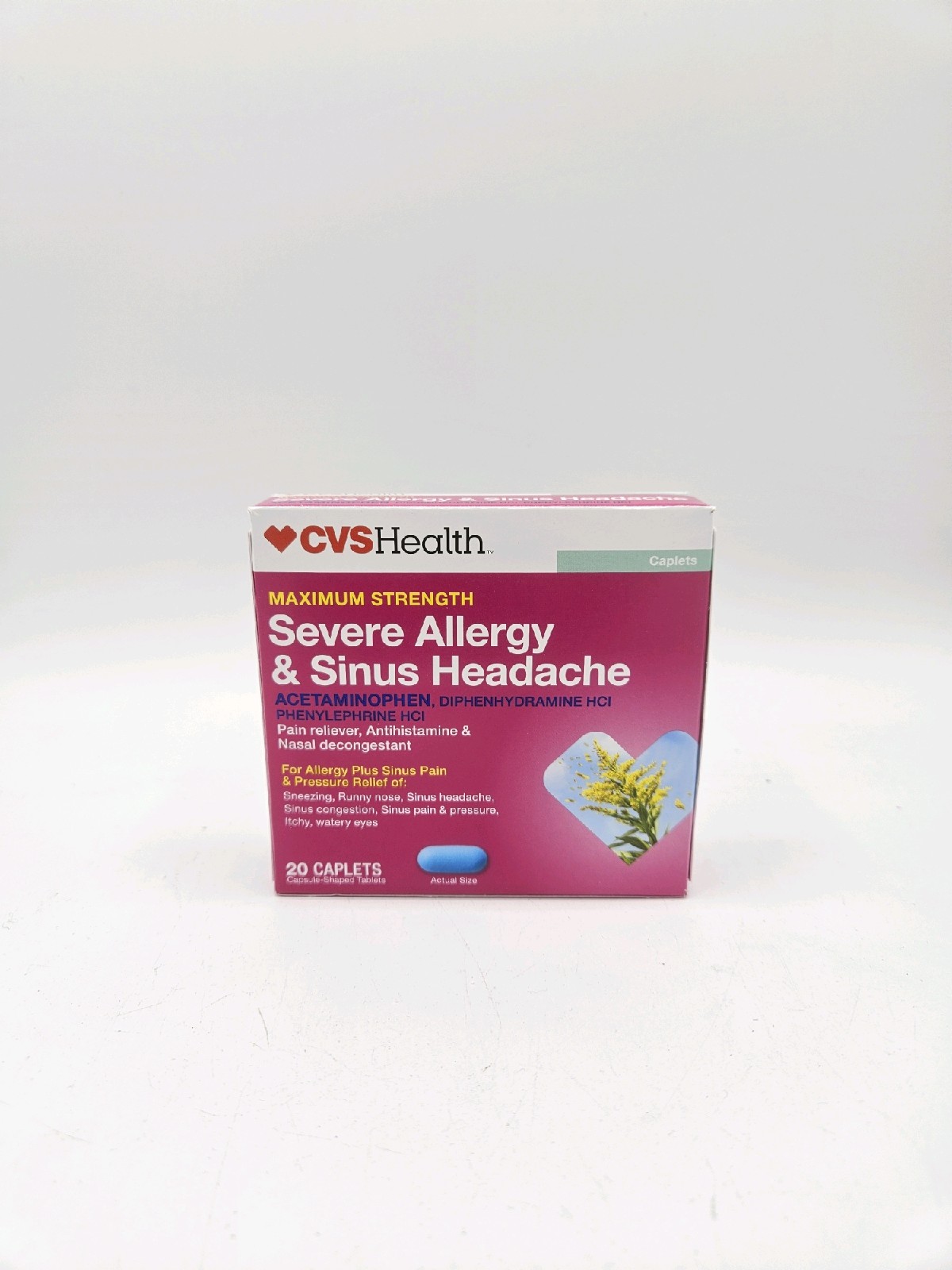 CVS Severe Allergy & Sinus Headache 20 Count