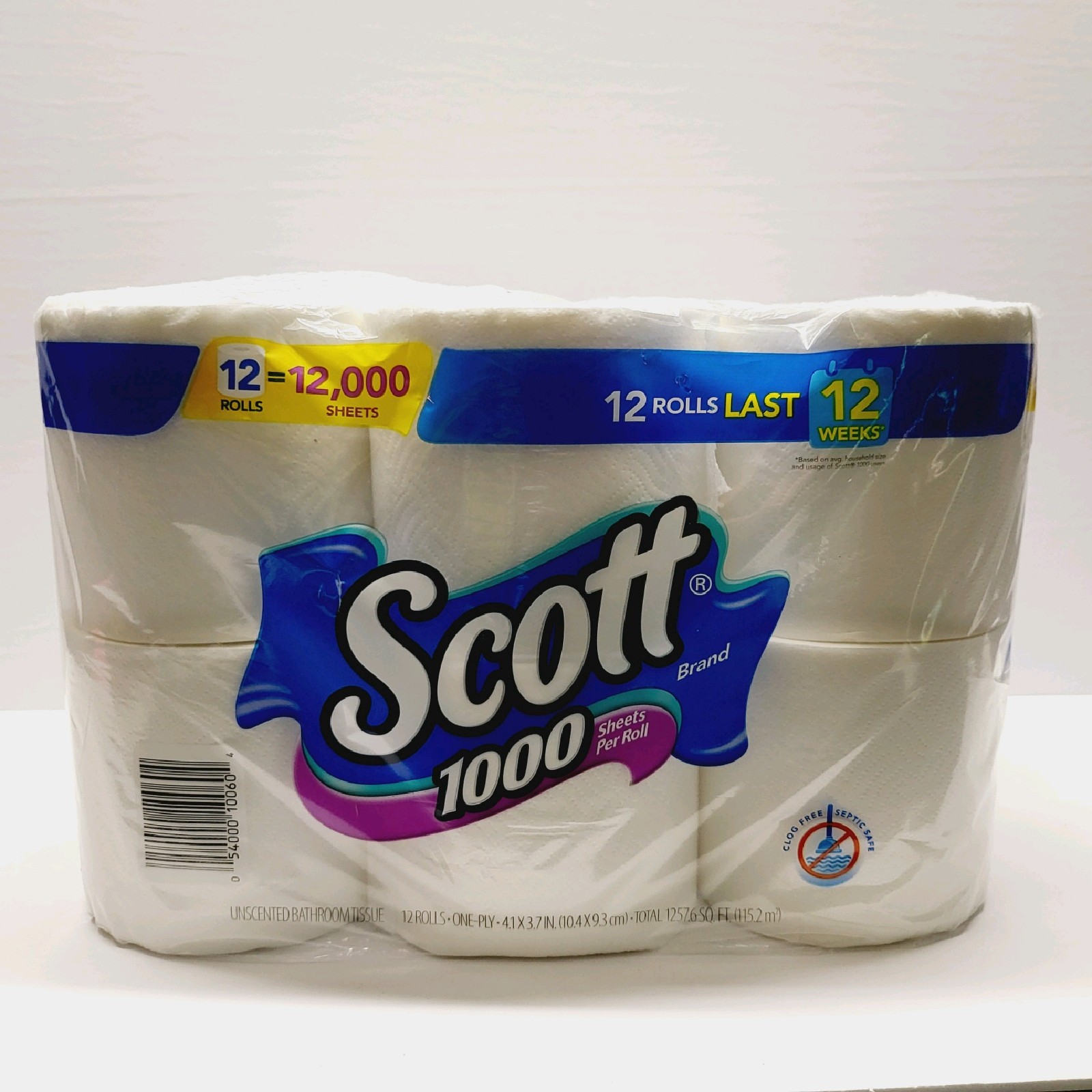 Scott 1000 Toliet Paper 12 Rolls