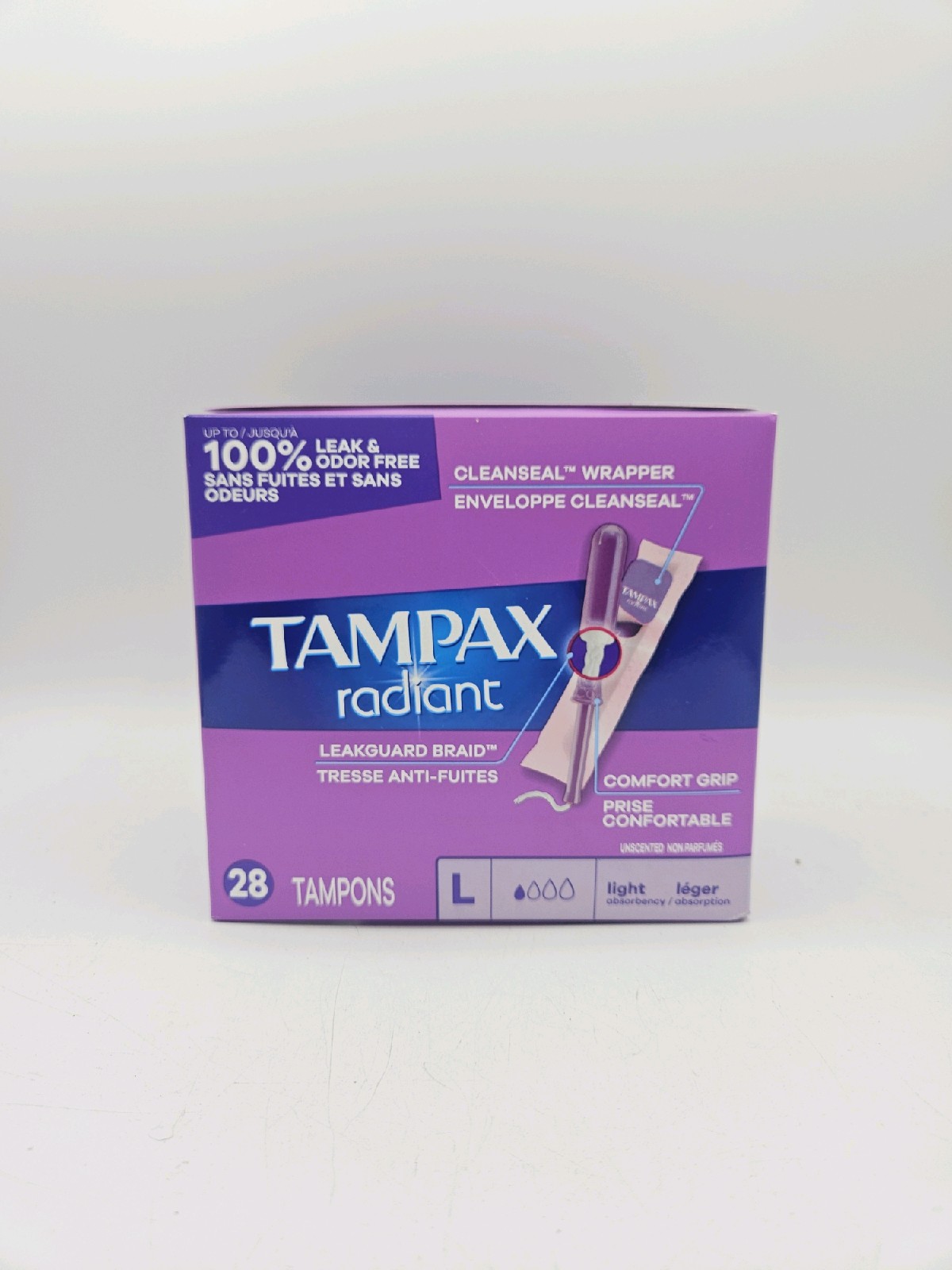 Tampax Radiant Tampons Light