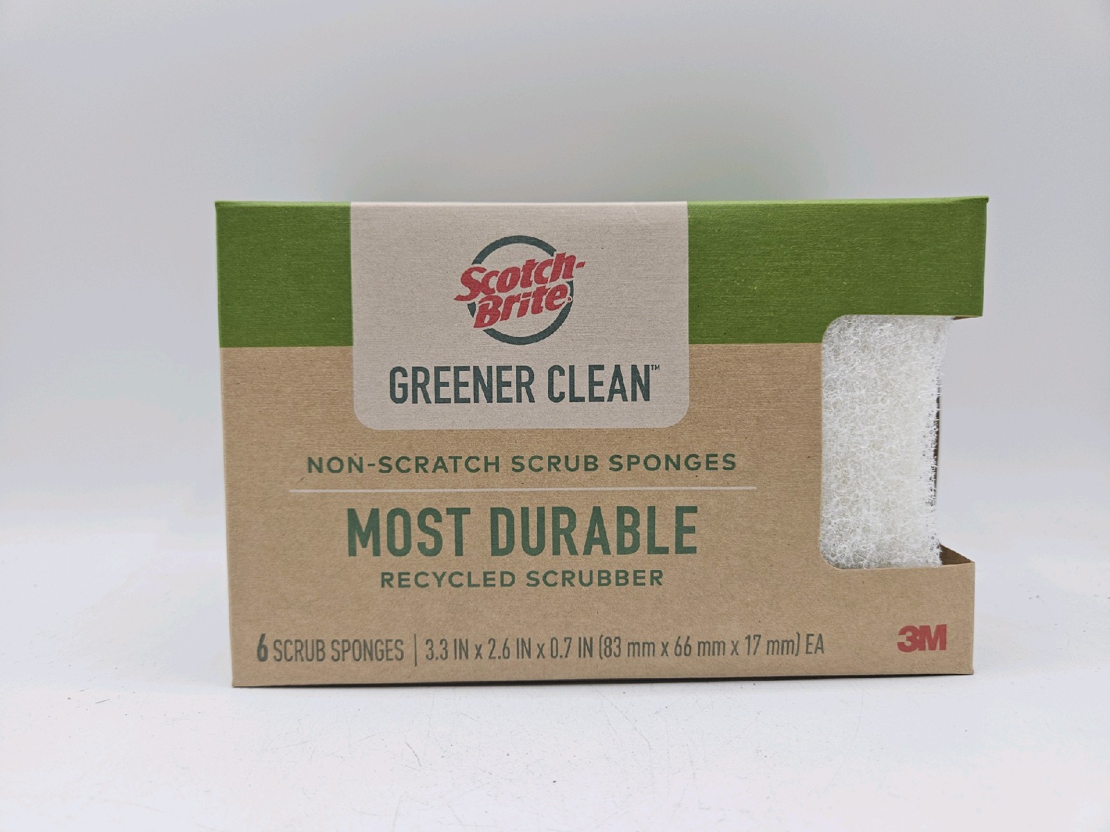 Scotch Brite Greener Clean Scrub Sponges 6 Count