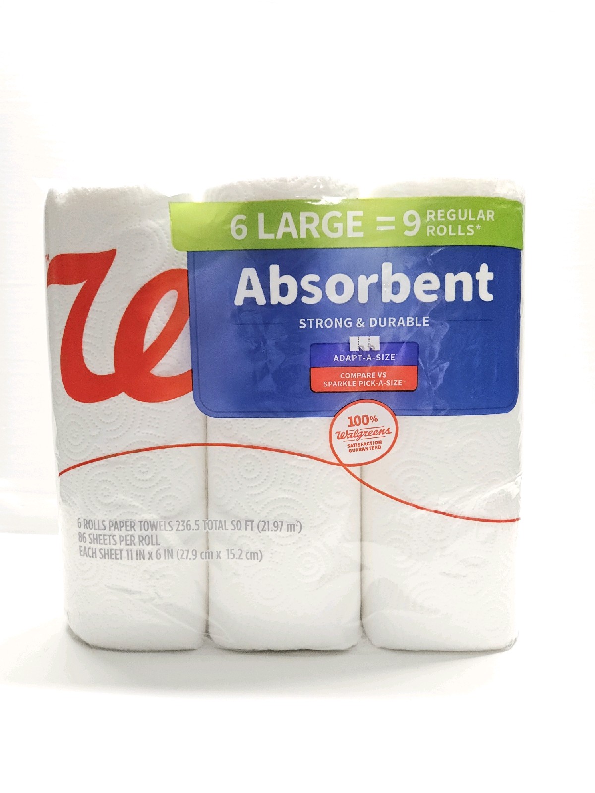 Walgreens Paper Towels 6=9 6 Rolls