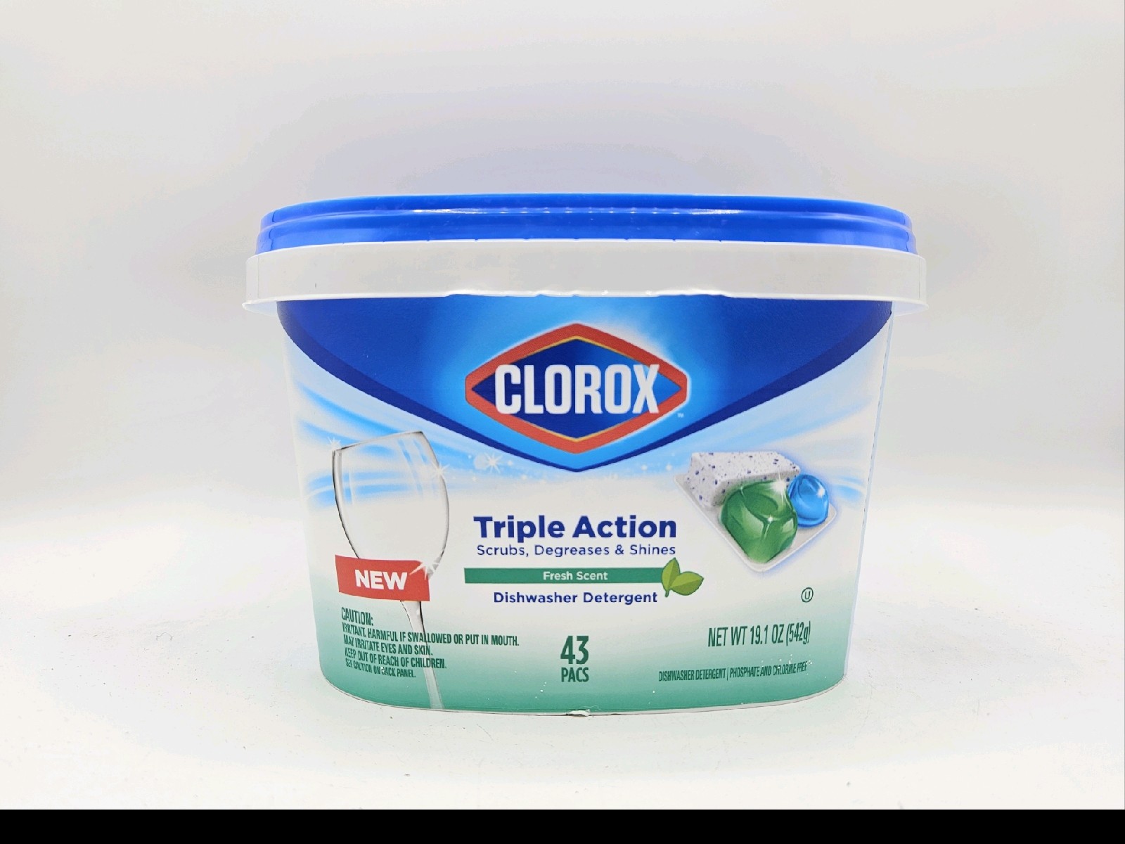 Clorox Triple Action Dishwasher Pods 43 Count